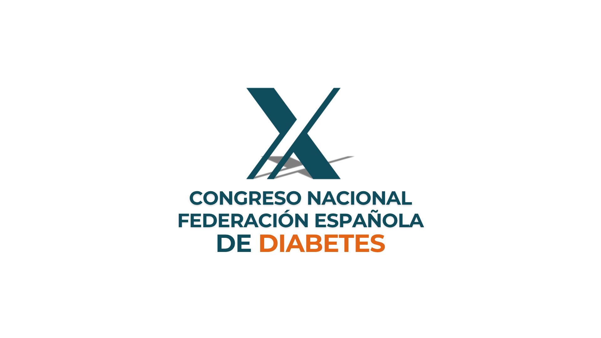 Cartel del X Congreso Nacional de la Federación Española de Diabetes (FEDE)