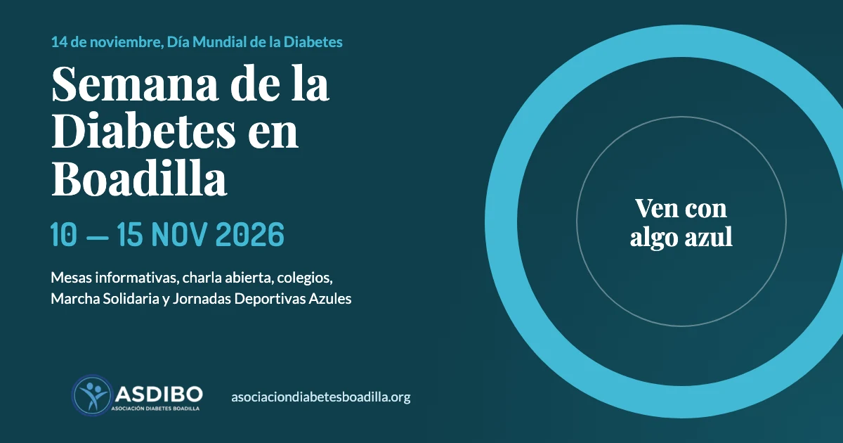 Día Mundial de la Diabetes 2026 en Boadilla: el programa